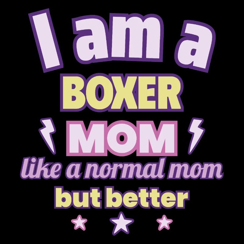 Boxer-Mama, Muttertag Geschenk, Sport