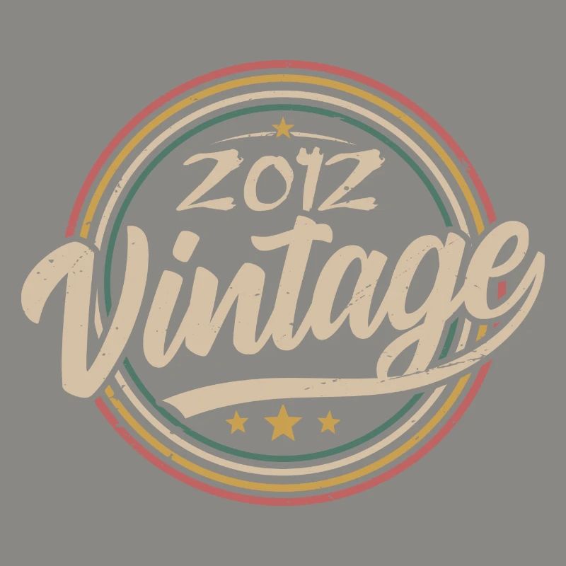 2012 Vintage 2012 Geburtstagsgeschenk - Retro Stil 2012