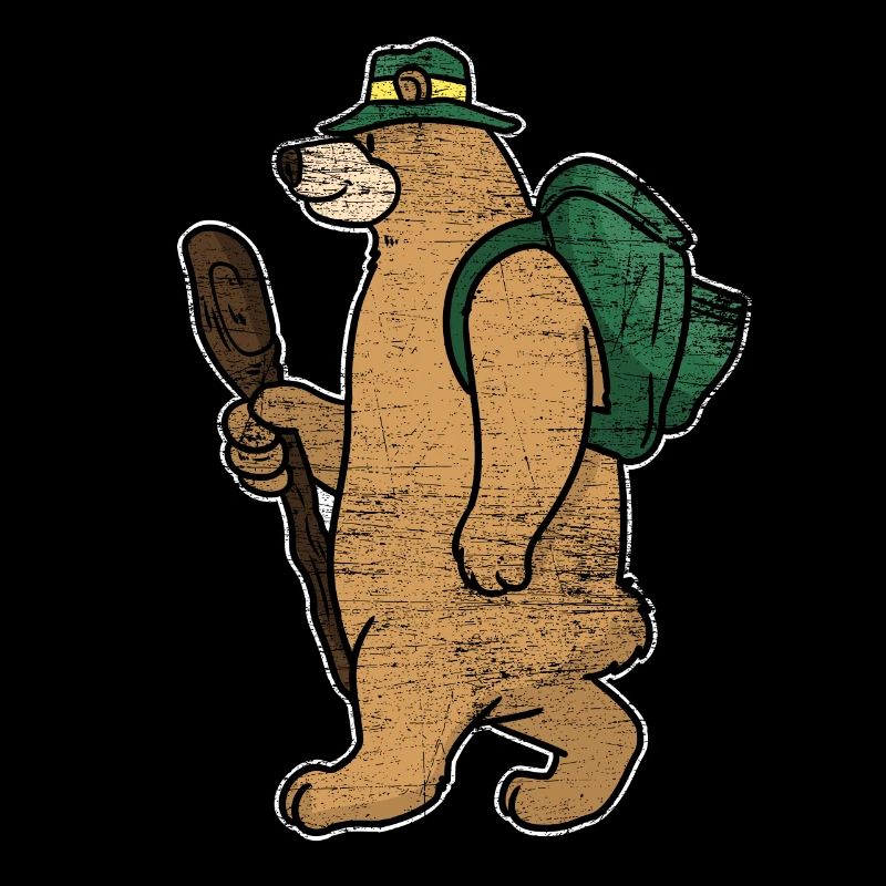 Backpacker Bär Geschenk