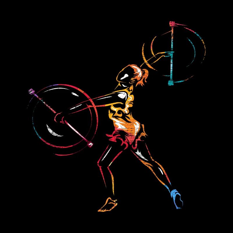 Twirling Stabdrehen
