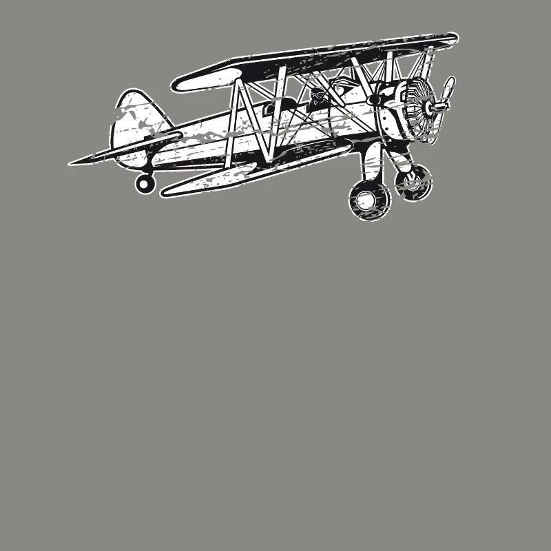 Biplane Airplane Pilot Flight Instructor Gift