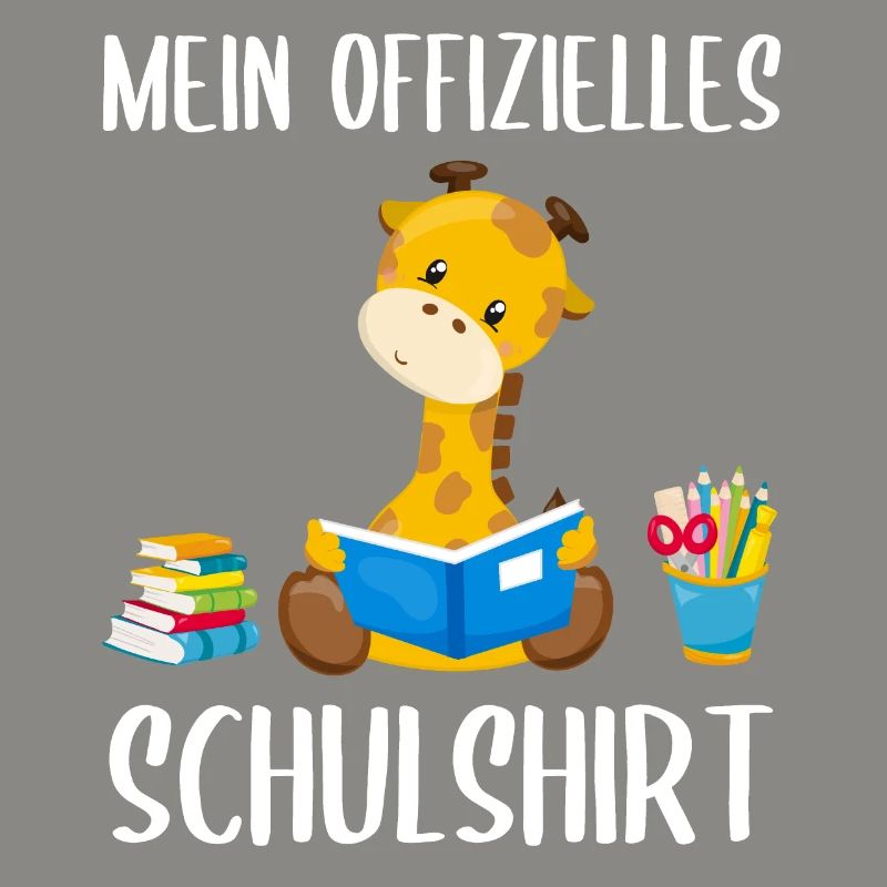 Giraffe Schulshirt Schulbeginn Schule Geschenk