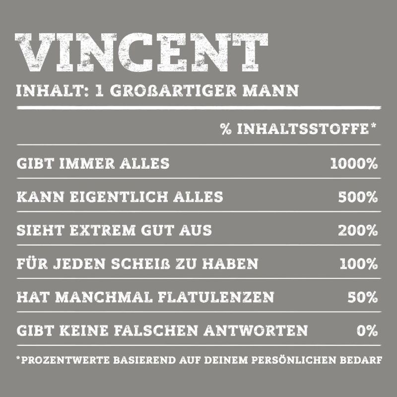 Vincent Great Man First Name