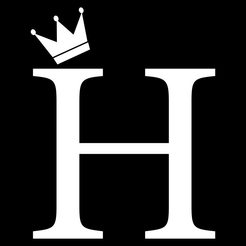 H Monogram Crown