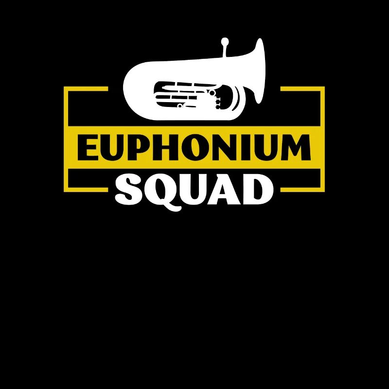 Deep brass marching baritone euphonium