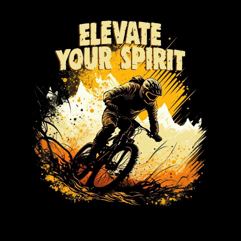 Conception cool de descente de VTT pour les fans de VTT