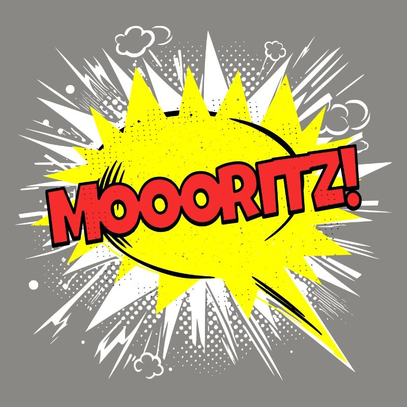 Moritz Name Funny Speech Bubble Moooritz!