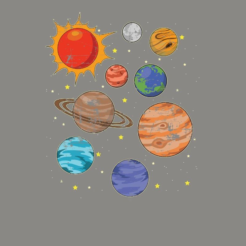 Planet Solar System Gift Space