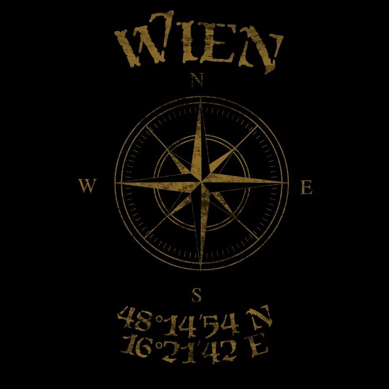 Compass GPS coordinates Vienna