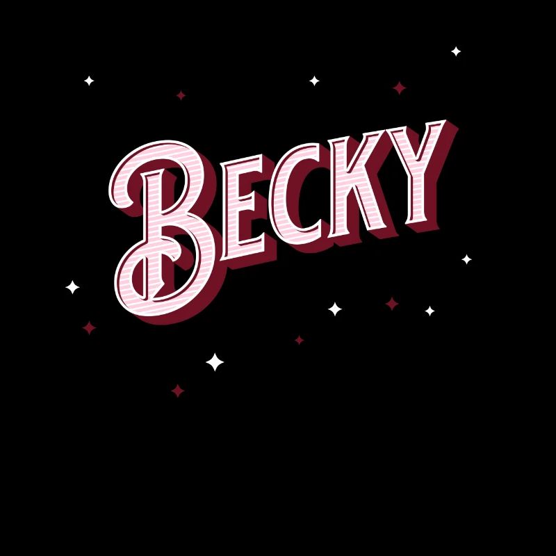 Personalized Becky name