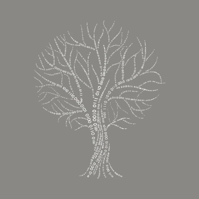 Arbre binaire Zéro Un Code Cadeau branche branche