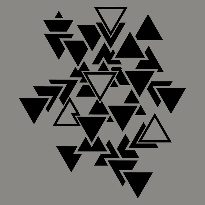 Triangles graphic pattern