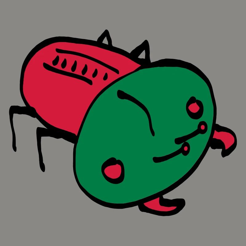 bug color VECTOR insect crawling animal