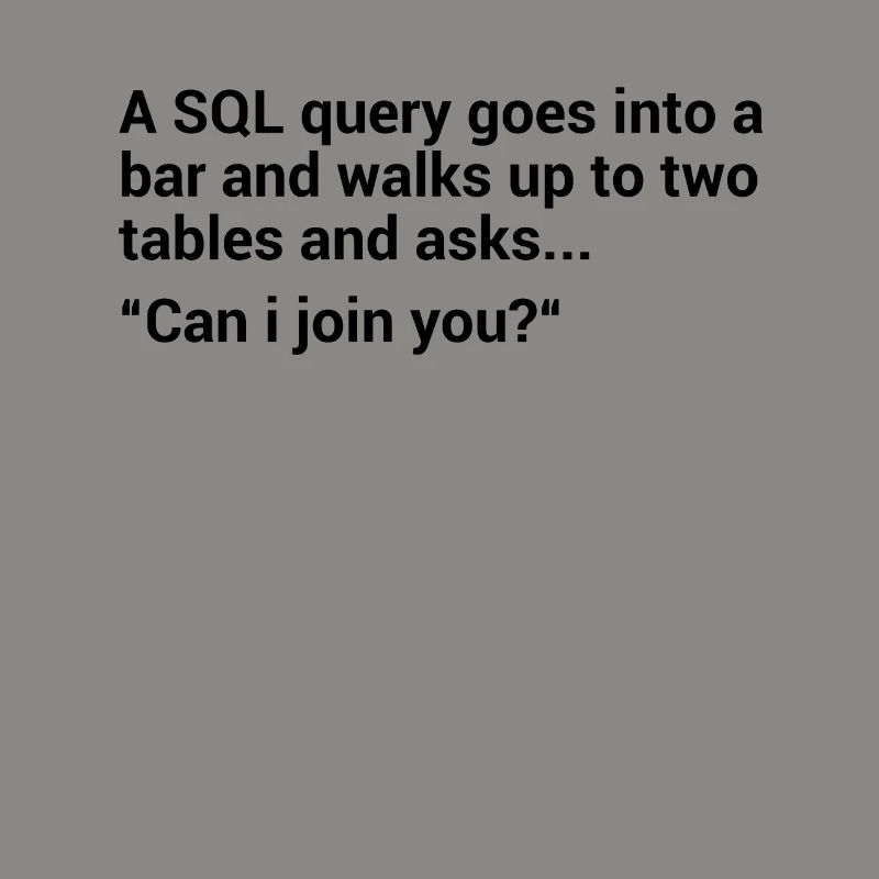 SQL Database Joke