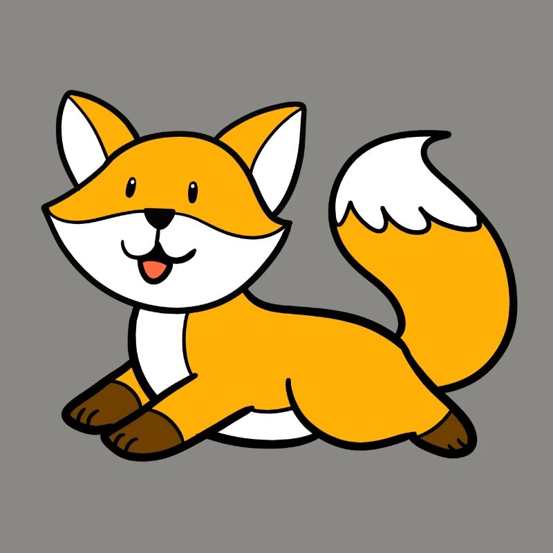Lying fox