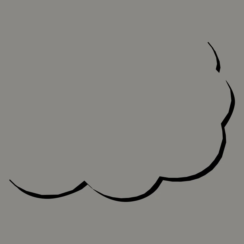 speech balloon | half speech bubble | Cloud | Cloud
