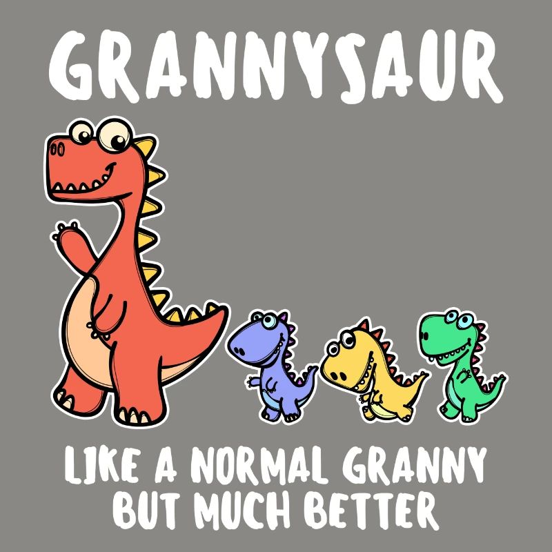 Oma Cool Statement Großmutter Dinosaurier