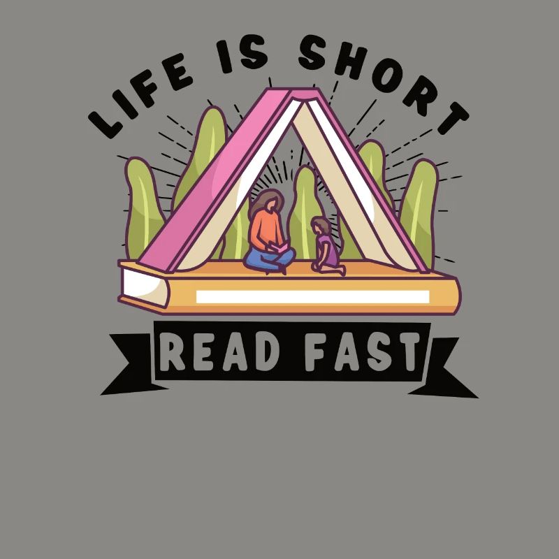 Book Reader Reading Literature Bookworm Gift Idea