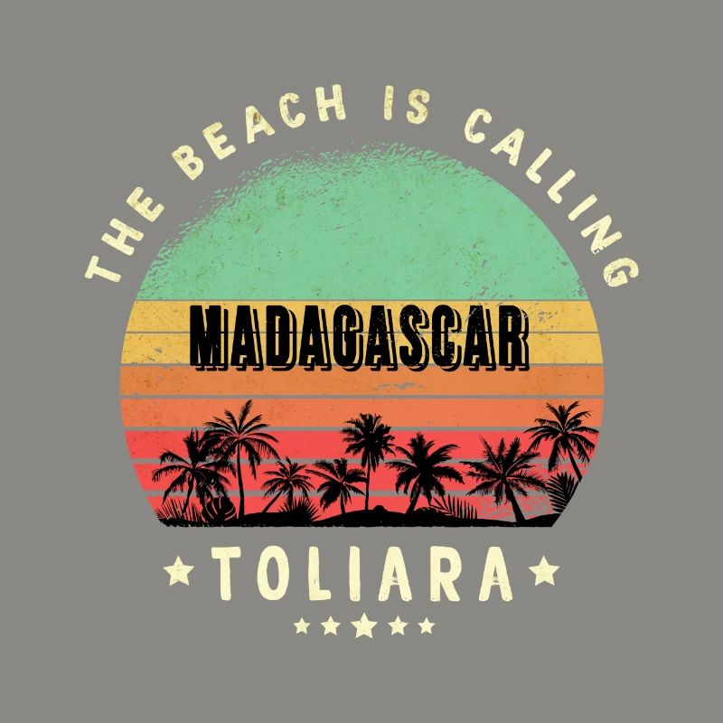 Design de plage de Toliara à Madagascar