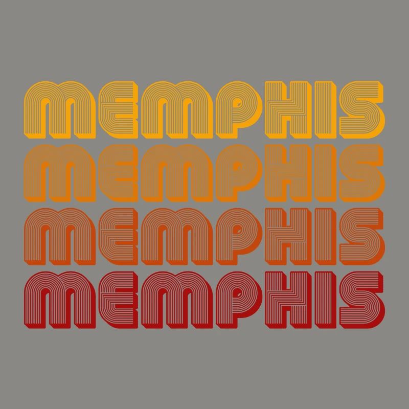 Memphis Gradient Block Pattern