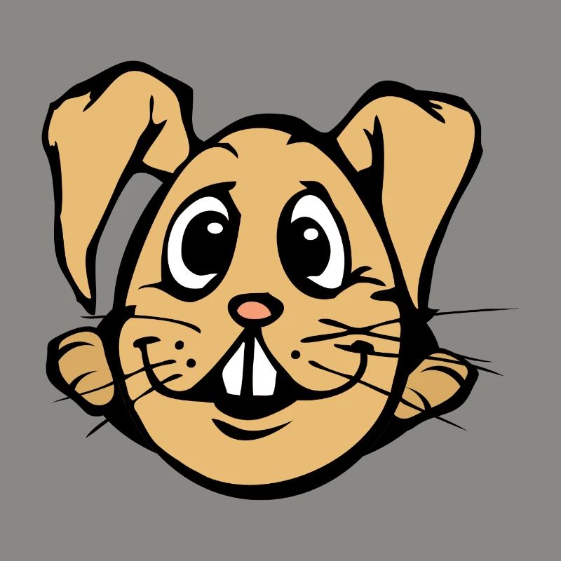 Rabbit! comic bunny egg funny egghead Easter