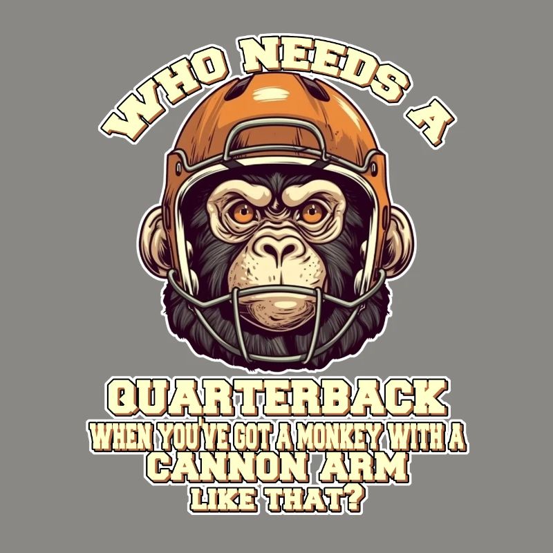 Motivating Quaterback Monkey
