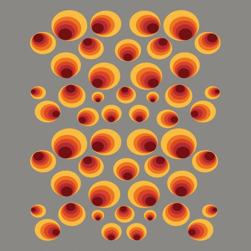 50 ' s 60 ' s Polka Dot Circle Style Pattern