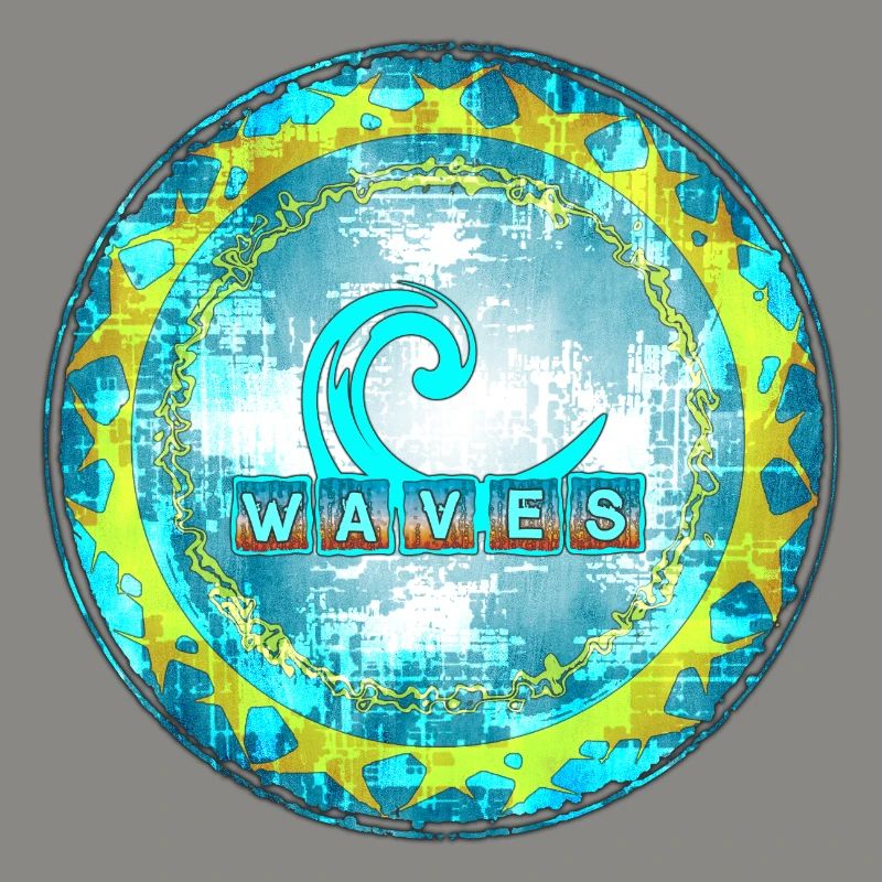 Abstract Waves Pattern