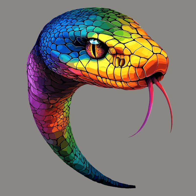 Serpent Python Cobra Mamba Serpent à sonnettes Serpent