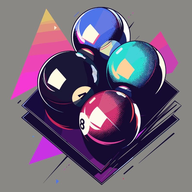 Boules de billard graphique