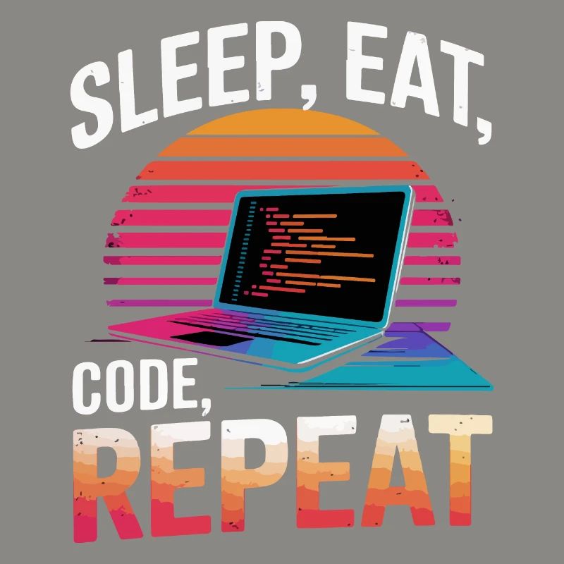Sleep Eat Code Repeat Gift Programmeur Développeur