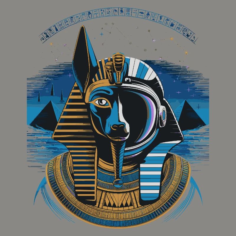 Conception hybride Anubis céleste