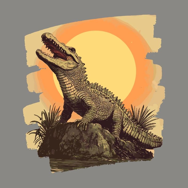 Crocodile Retro