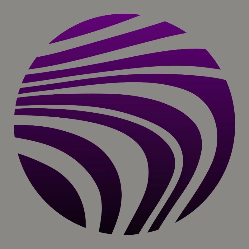 Psychedelic Pattern Violet Gradient