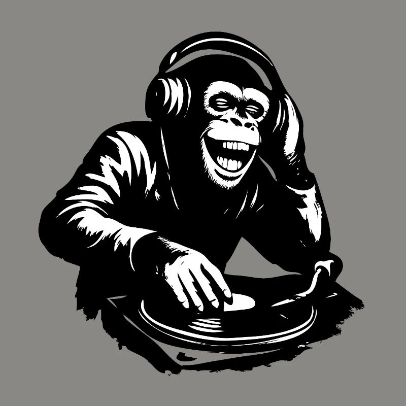 DJ The Monkey Dance Banksy Style