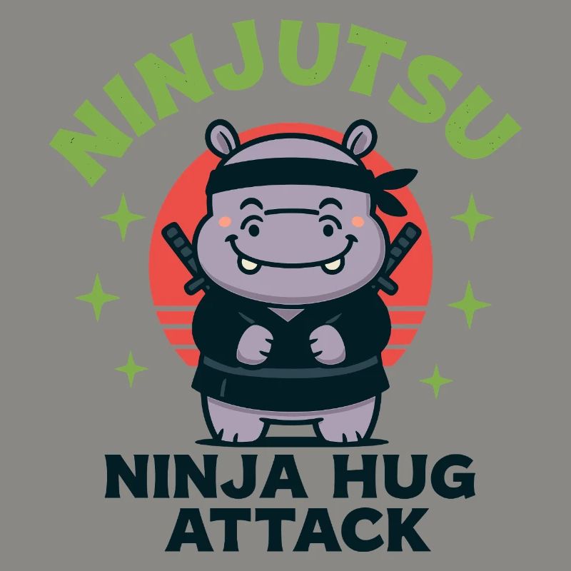 Ninja Cuddle Hippo