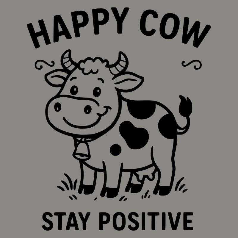 Vache heureuse