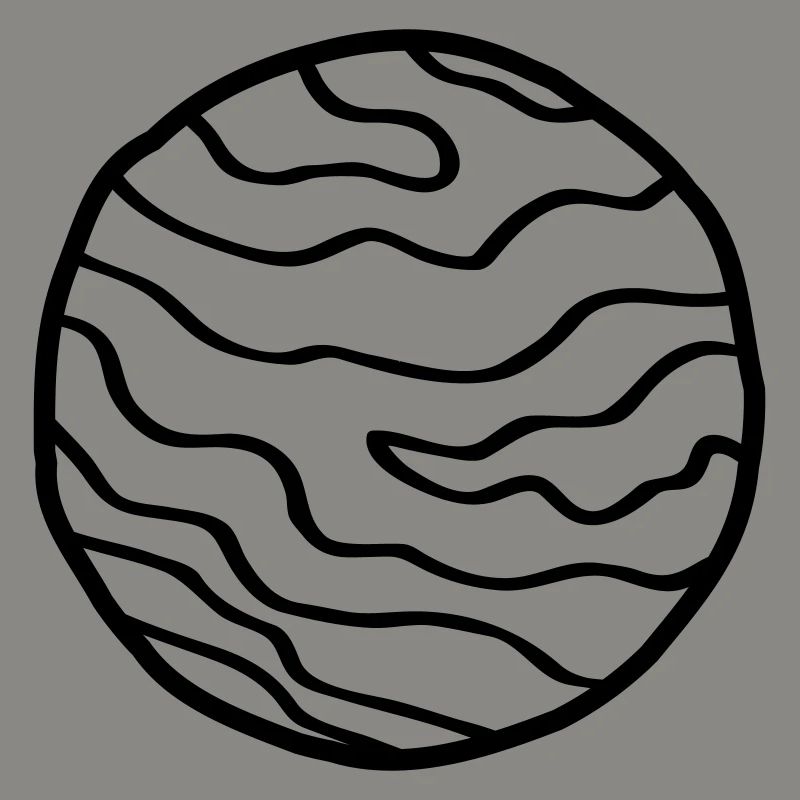 Planète Simple Space Doodle