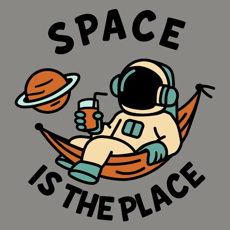 Space Explorer Astronaut Relaxing Design