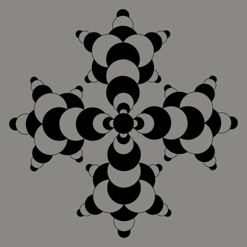 Fractal Molecule Crop Circle