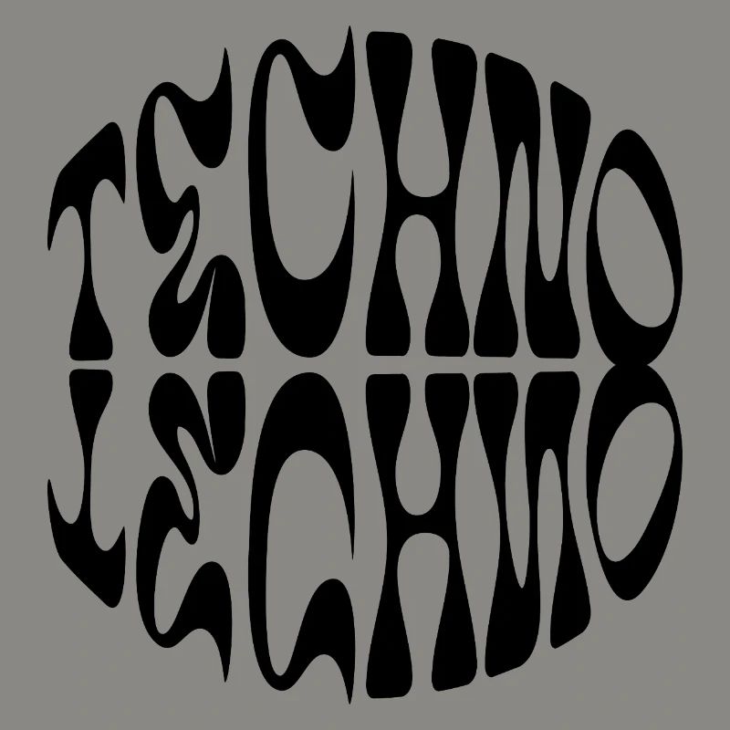 Conception de logo Techno liquid