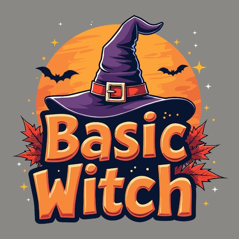 Basic Witch Halloween-Spruch