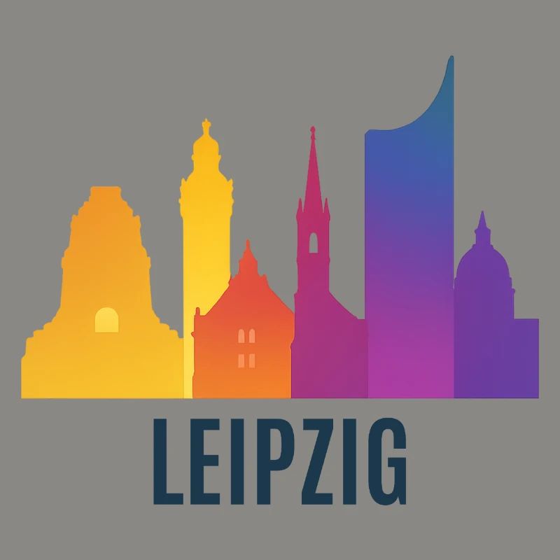 Pente de la ligne d’horizon de Leipzig