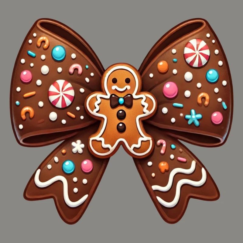 Chocolate Bow Gingerbread