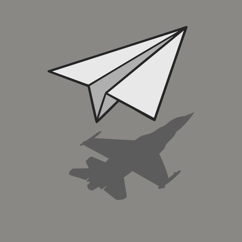 Papierflugzeug Luftfahrtingenieur Luftfahrt Geschenk