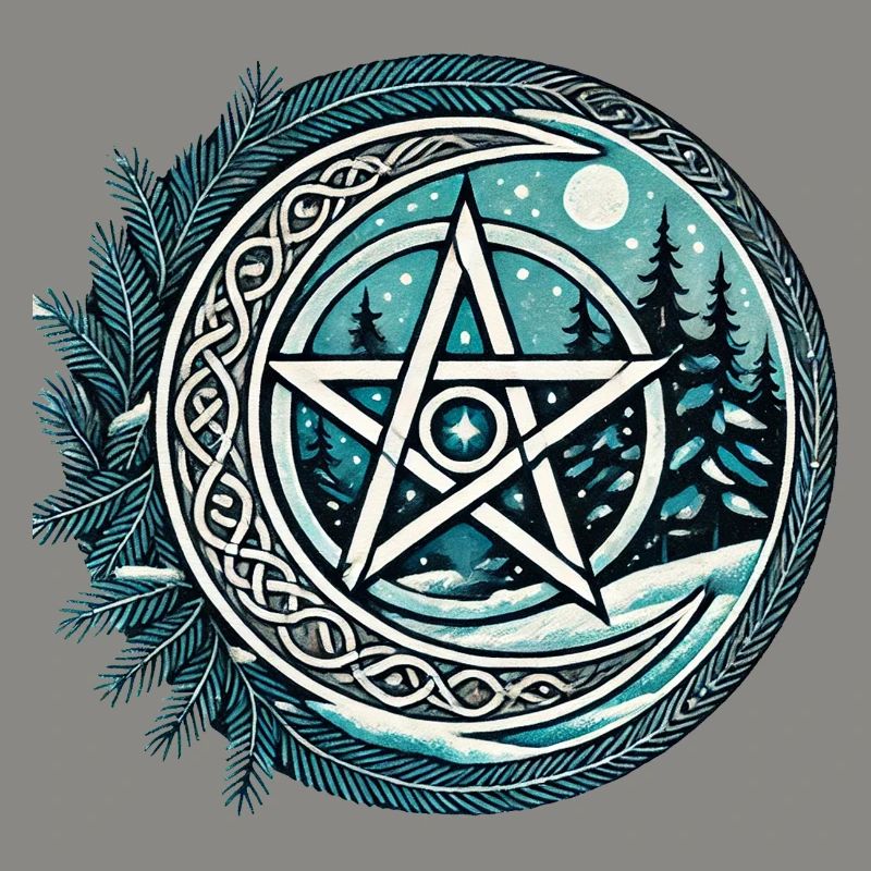 Moonlit Forest Pentagram