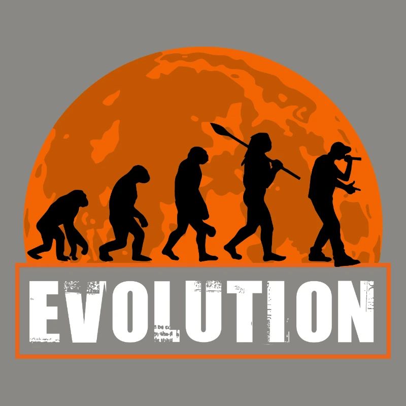 Funny Human Evolution Rapper