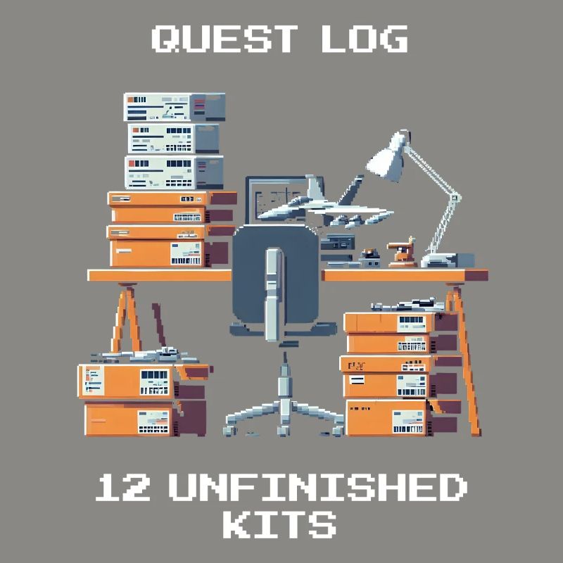 Quest Log: 12 Unfinished Kits | Model making