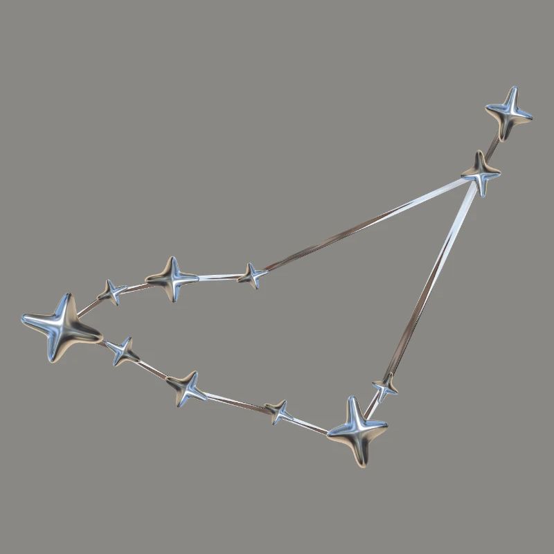 Rangée d’étoiles Conception de constellation