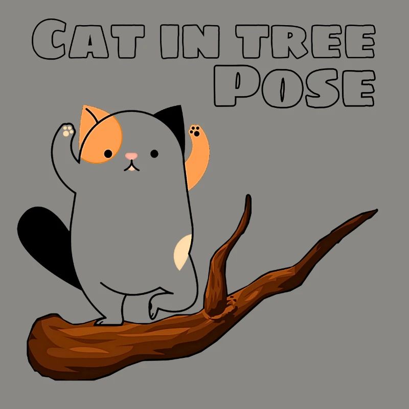Cat in Tree Pose